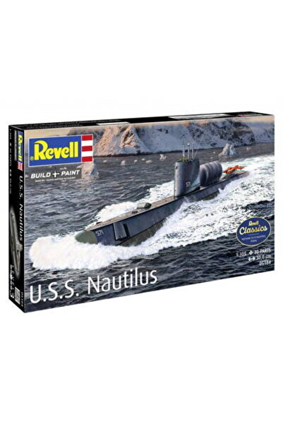 Revell Пластмасов модел на кораб U.S.S. Наутилус 1/305