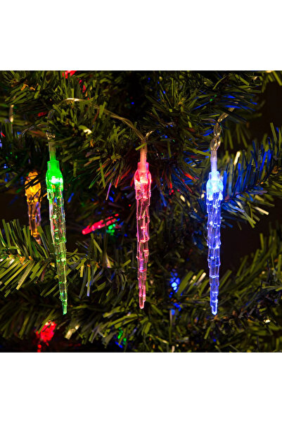Phenom Φωτοσειρά 20 LED Πολύχρωμα Παγάκια με μπαταρίες 2μ LIGHTING TECHNOLOGY