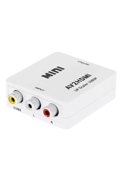 Cabletech Μετατροπέας RCA CVBS + ήχος - HDMI θηλυκός