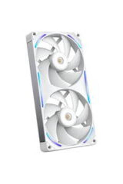 Nzxt Ανεμιστήρας PC F280X RGB, λευκός, 2x14εκ., 345-2400 στροφές/λεπτό