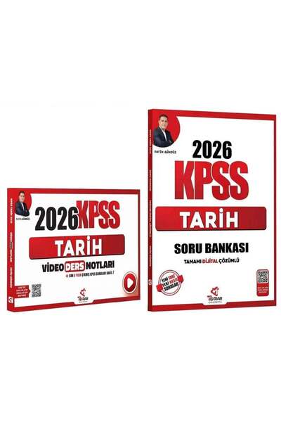 Tekrar Akademi Yayınları Tekrar Akademi 2026 KPSS Tarih Video Ders Notları + ...
