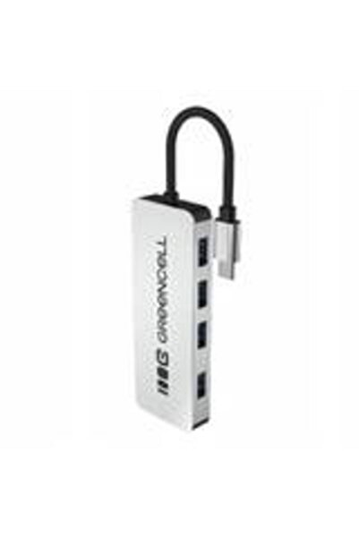Green Διανομέας USB-C 4 Θυρών USB-A 3.0, 5 Gb/s, Αλουμίνιο, Κινητό