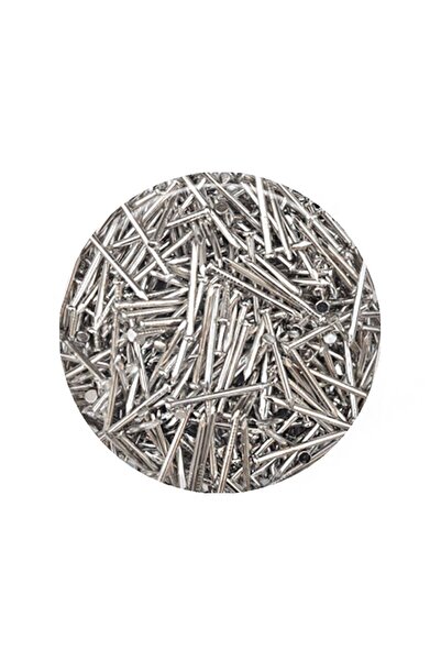 Hobimix Düz Baş Nikel Gümüş Kap.Çivi (500 Gr)
