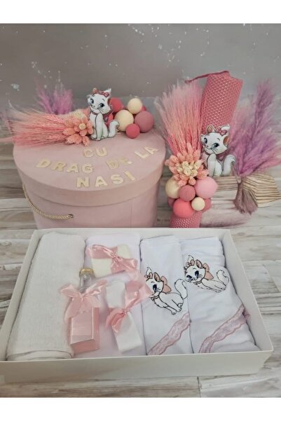 MASSIBEBE Πλήρες Κιτ Βάπτισης για Κορίτσια και Αγόρια: Κερί, Κουτί, Αξεσουάρ