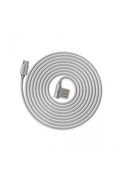 Remax Καλώδιο Rayen Micro USB RC-075 Ασημί 1m
