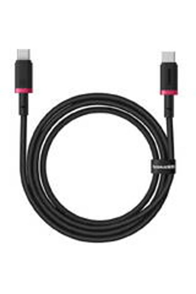 Baseus Καλώδιο γρήγορης φόρτισης Dura Type C σε Type C 100 W 1 μ. Μαύρο, Κόκκινο