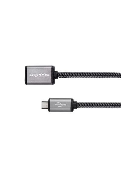 Kruger&Matz Καλώδιο επέκτασης USB σε micro USB 0,2μ Επαγγελματικό