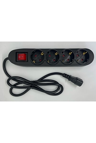 vidsel Καλώδιο τροφοδοσίας IEC320-14 αρσενικό - 4x SCHUKO θηλυκό 1m 3x1.5mm2 ...