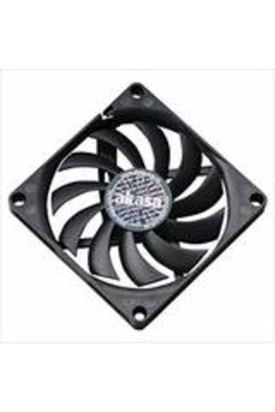 Akasa 80 x 10.8 χιλιοστά λεπτός ανεμιστήρας PWM μαύρος