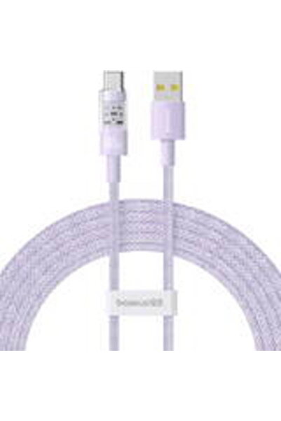 Baseus Gem Καλώδιο ταχείας φόρτισης USB A σε USB C 2 μ. 100 W Μωβ