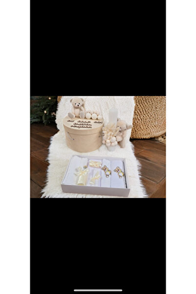 MASSIBEBE Πλήρες Κιτ Βάπτισης για Κορίτσια και Αγόρια: Κερί, Κουτί, Αξεσουάρ