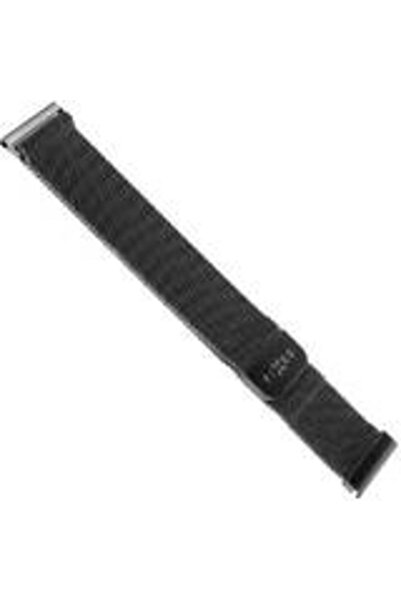 FIXED Διχτυωτό λουράκι για Smartwatch, Γρήγορης απελευθέρωσης 18mm, Μαύρο