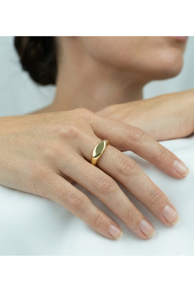 İris Jewelrys Çelik Milano Gold Yüzük