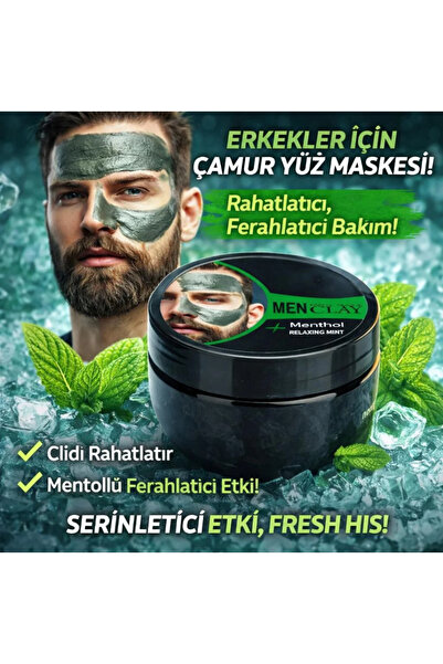 SETBEAUTY Doğal Naneli Cilt Bakım Kil Maskesi 350 GR