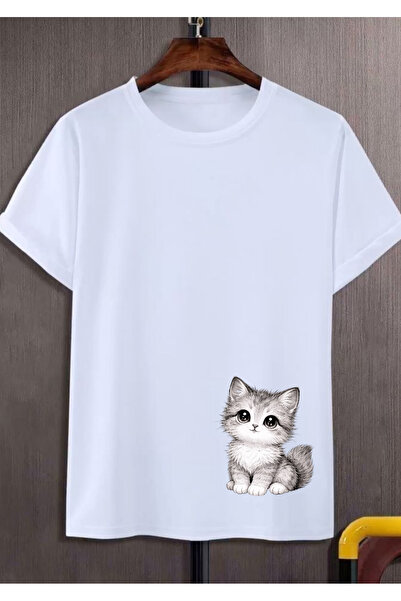 barsdepo Μπλουζάκι με στάμπα ΓΛΥΚΙΑ ΓΑΤΑ, Ποιότητα PREMIUM, Unisex για Παιδιά...