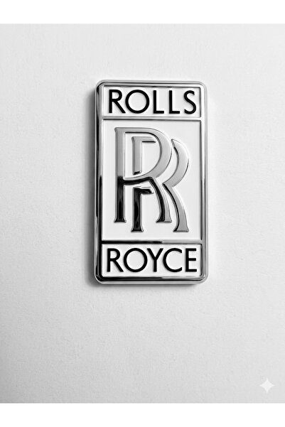 genric Rolls-Royce Metal Emblem Sticker