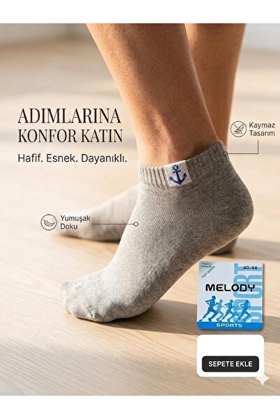 TemurTrade, 12 li Yüksek Kalite Pamuklu Çorap, Yıkanmış ,Parfümlü ,Terletmez ,Esnek ,Rahat ,40-44