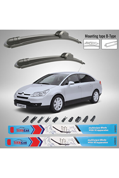TEAMCAR Citroen C4 Sedan (2006–2013) Επίπεδες Υαλοκαθαριστήρες |   Μπροστινό ...