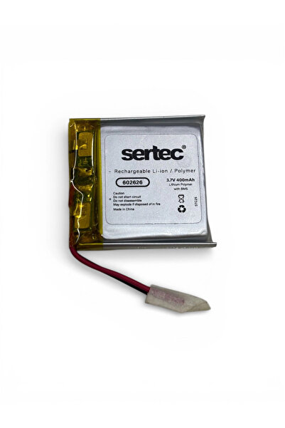 Genel Markalar Sertec 602626 3.7v 400mah Li-polymer Pil (devreli/1.5a)