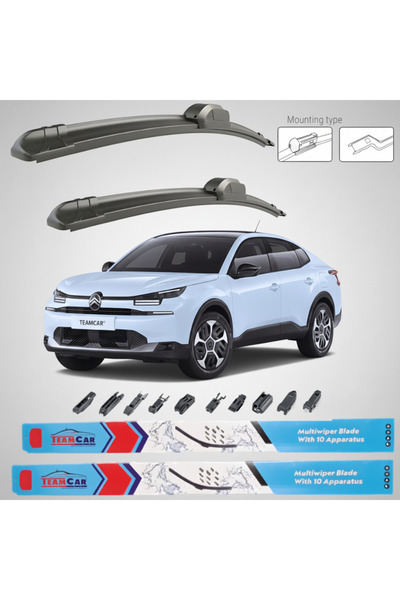 TEAMCAR Citroen C4 X, ë-C4 X (2022–2024) Επίπεδες Υαλοκαθαριστήρες |   Μπροστ...