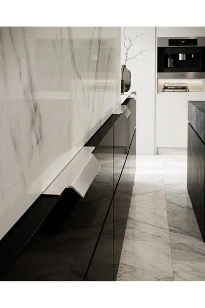 ideadesign furniture accessories 200 Mm Krom Parlak Mobilya Kulp , Vidalı Çek...