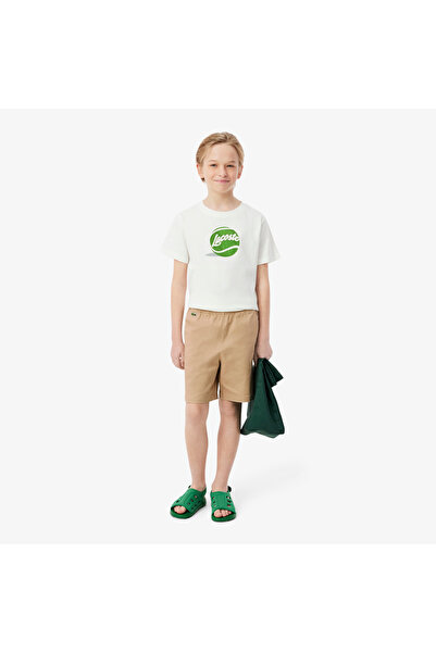 Lacoste Stretch Cotton Twill Chino Shorts - FJ7376-02S