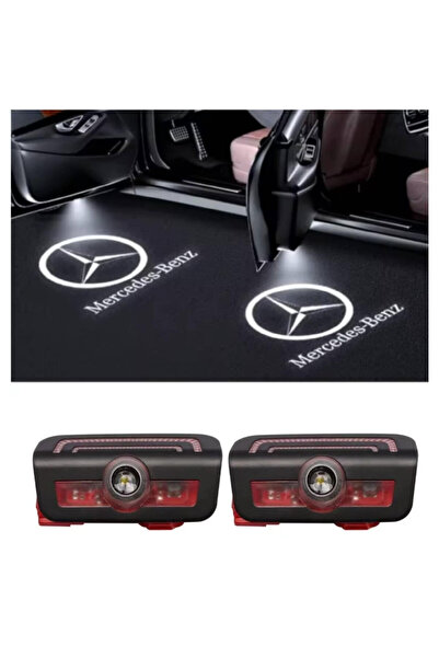 CerCip Φώτα πόρτας αυτοκινήτου MERCEDES BENZ, Ολόγραμμα LED με ΛΟΓΟΤΥΠΟ, Συμβ...