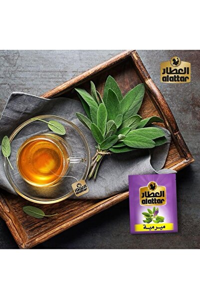 AL Attar Alattar Sage Tea, 20 Bags, Herbal Wellness With Natural Supports Digestion & Relaxation And Soothing