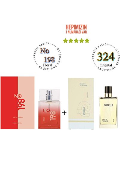 Bargello No: 198 + 324 Kadın Parfüm Edp 50 ml Floral / Oriental - Mnms198324