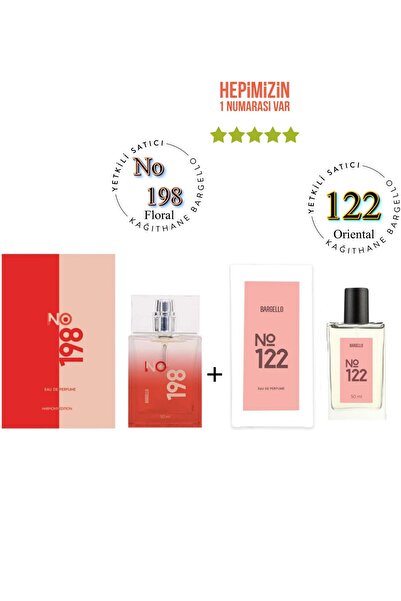 Bargello No: 198 + 122 Kadın Parfüm Edp 50 ml Floral / Oriental- Mnms122198