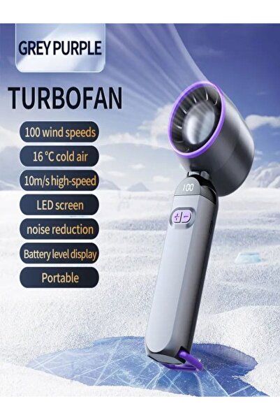 EMKA MAX 2026 Yeni Taşınabilir Mini fan 100 Kademeli Hız Ayarlı Turbo Vantilatör