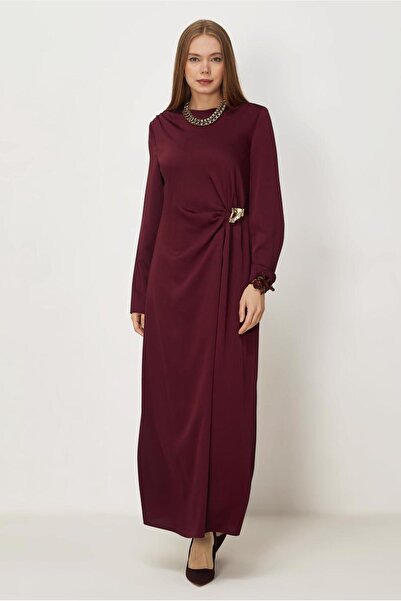 Alvina SATEN KREP ELBİSE 46325