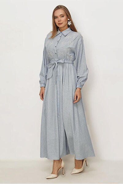 Alvina Cotton Belted Dress 46526