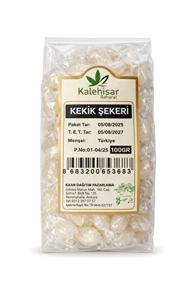 KALEHİSAR KEKİK ŞEKERİ 100 gr.