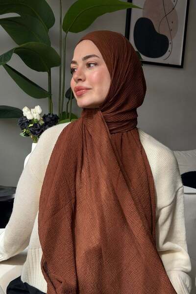 diorel Muslin Shawl - Brown