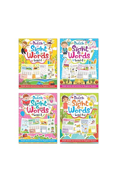 dreamland Dolch Sight Words Books Pack- 4 Books