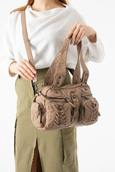 KIRASE 571 Εισαγόμενο δερμάτινο υλικό πλυμένο, με 10 θήκες, λεπτομερούς σχεδι...