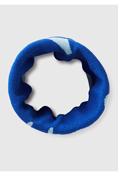 United Colors of Benetton Boy's Saks Blue Logo Κεντημένο μονόχρωμο στο πίσω μ...