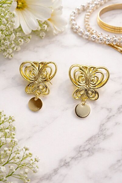 Vipfoni Innocent Butterfly Steel Earrings