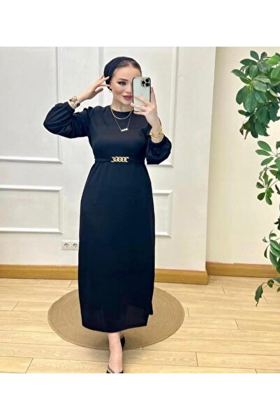 VOLT CLOTHİNG Γυναικείο φόρεμα με λεπτομέρεια με ζώνη