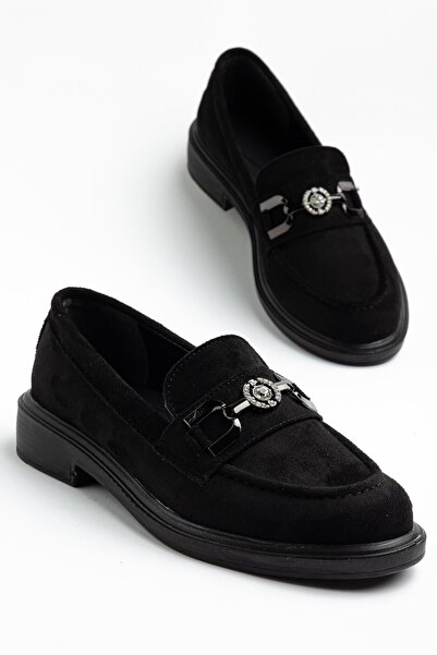 Hayalimdeki Ayakkabı Γυναικεία Loafer Παπούτσια Naty Rome Μαύρα με Λεπτομέρει...