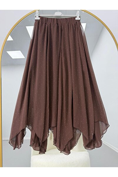 VOLT CLOTHİNG Φούστα Τεσεττούρ με πέτρινη λεπτομέρεια