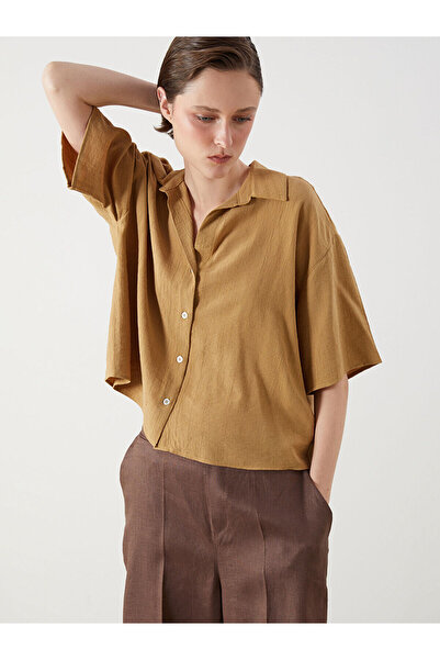 LC Waikiki Nevavm Textured Women's Shirt with a Difference