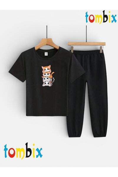 tombix SET PENTRU COPII CU TRICOU ȘI PANTALONI DE TRENING CU IMPRIMEU 4KEDİLE...