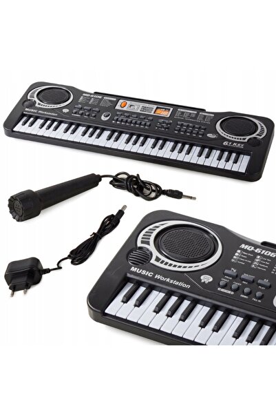 VERK Επαγγελματικό ηλεκτρονικό όργανο για παιδιά, 61 πλήκτρα, με μικρόφωνο