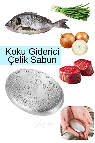 Shopura Koku Giderici Metal Sabun 1 Adet