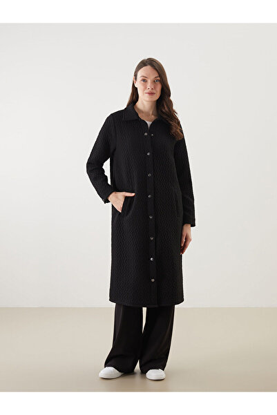 LC Waikiki Trendlucky Women's Shirt Collar Ferace with a Difference