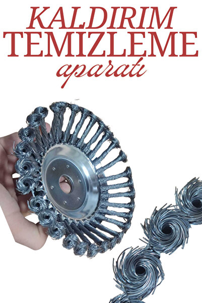 handanca 6" İnç Motorlu Tırpan Kaldırım Temizleme Aparatı Taş Duvar Beton Yol...