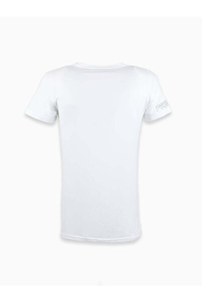 FREDDY White T-Shirt – Men’s Slim Fit Round Neck Cotton T-shirt