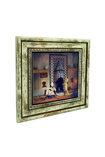 Sadrazam Osman Hamdi Bey - Πίνακας Κουζίνας Καφέ με Εκτύπωση Φυσικής Πέτρας 2...